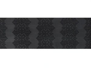 BAS-RELIEF GARLAND NERO - Indoor porcelain stoneware wall/floor tiles - Wall tile-stone-brick by Mutina