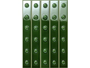 PUNTO GLOSSY UP VERT - Glazed porcelain stoneware 3D Wall Cladding - Paneling by Mutina