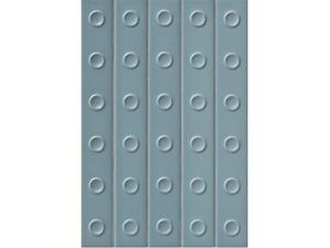 PUNTO MATT DOWN BLUE - Glazed porcelain stoneware 3D Wall Cladding - Paneling by Mutina