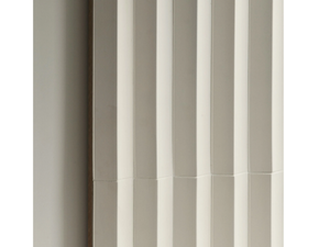 ROMBINI TRIANGLE WHITE - Indoor porcelain stoneware 3D Wall Cladding - Paneling by Mutina