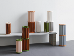 ROMBINI VASES - Handmade ceramic vase - Styling by Mutina