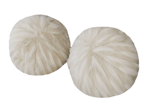 FBB6 / HFB6 - Round fake fur cushion - Accessories by MX HOME