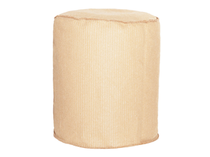 Floor cushion - Round fabric garden pouf - Pouf by MX HOME