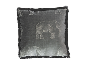 VG1 / VE1 / VT1 - Hand embroidered velvet cushion - Accessories by MX HOME
