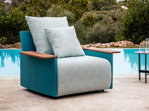 BEGIN - Fabric garden armchair with armrests - Armchair by MY YOUR