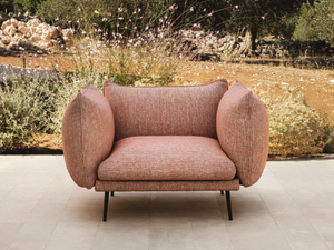 PIUMA - Fabric garden armchair with armrests - Armchair by MY YOUR