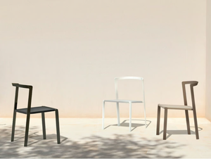 PUSH - Stackable powder coated aluminium garden chair - Chair by MY YOUR