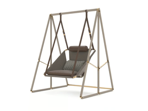 ALLURE - 1 Seater stainless steel garden swing seat - Seat by Myface