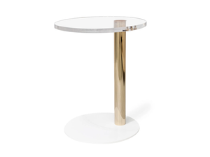 DAWN - Round acrylic garden side table - Side table by Myface