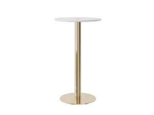 DAWN - Round marble high table - Table by Myface