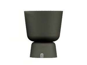 EDEN B - Low round resin garden vase - Styling by Myface