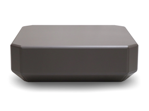 EVEN - Low glass-fibre garden side table - Side table by Myface