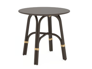 GUBUK - Round powder coated aluminium garden side table - Side table by Myface