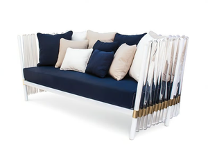 HOUDINI - 3 seater fabric garden sofa - Sofa by Myface