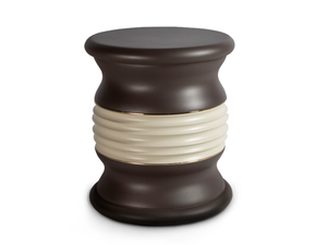 LONIAN TOURBILLON - Low glass-fibre garden stool - Stool by Myface