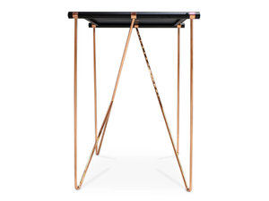 NOA - Square aluminium high table - Table by Myface