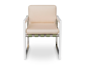 SACCU - Sled base fabric garden chair - Chair by Myface
