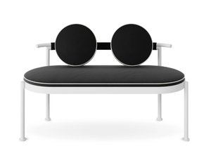 TRACE - Acrylic garden bench with back - Bench by Myface