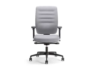 AVA H24 01 - Swivel fabric office chair with 5-Spoke base with armrests - Office Chair by Nahu