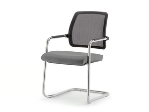 KOS AIR 01 - Cantilever chair with armrests - Chair by Nahu