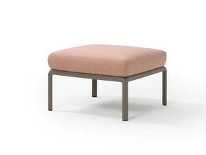 KOMODO - Upholstered square fabric pouf - Pouf by Nardi
