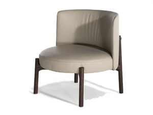 AMALIA - Leather easy chair - Armchair by Natuzzi Italia