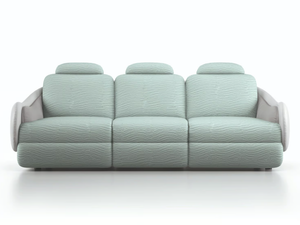 CALILLA - Recliner 3 seater fabric sofa with headrest - Sofa by Natuzzi Italia