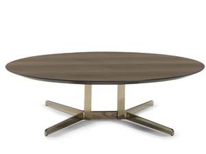 CAMPUS - Low round coffee table - Coffee table by Natuzzi Italia