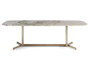 CAMPUS - Rectangular marble table - Table by Natuzzi Italia