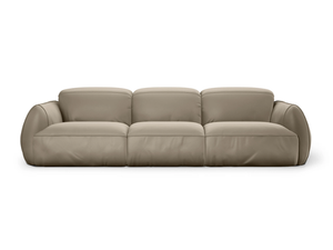 MINDFUL - 4 seater leather sofa - Sofa by Natuzzi Italia