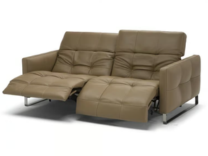 PHILO - Recliner tufted leather sofa - Sofa by Natuzzi Italia