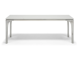 SKYLINE - Low rectangular marble coffee table - Coffee table by Natuzzi Italia