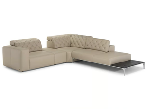 SKYLINE - Recliner sectional leather sofa - Sofa by Natuzzi Italia