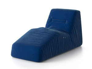 SLEEPING ARGO - Upholstered fabric chaise longue - Chair by Natuzzi Italia