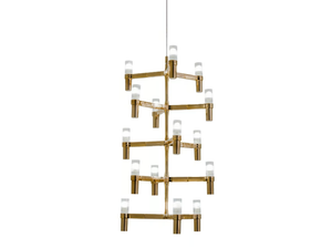CROWN MULTI - Die cast aluminium chandelier - Ceiling lamp by Nemo