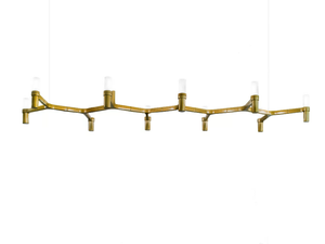 CROWN PLANA LINEA - Die cast aluminium pendant lamp - Ceiling lamp by Nemo