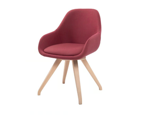 ALISHA PO01 - Upholstered fabric chair with armrests - Chair by New Life