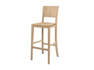 AMY SG01 - High wooden stool with footrest - Stool by New Life