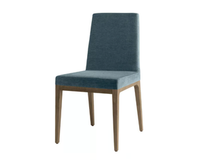 ARISA SE01 - Upholstered fabric chair with lacquered base - Chair by New Life