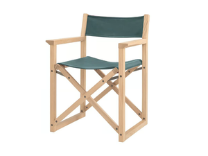 DOLCEVITA PO01 - Folding wooden and fabric chair with armrests - Chair by New Life
