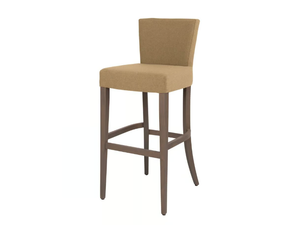 EVELYNE SQUARE SG01 - High fabric stool with back - Stool by New Life