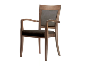 MARTA PO02 - Stackable fabric chair with armrests - Chair by New Life