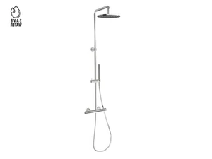 61165 - Thermostatic wall-mounted shower panel with hand shower - Shower panel by Newform