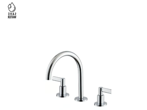 BLINK CHIC 71000 / 71100 - Countertop washbasin tap with individual rosettes without waste - Tap by Newform