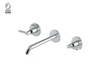 BLINK CHIC 71022E / 71122E - Wall-mounted washbasin tap with individual rosettes without waste - Tap by Newform