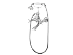 DAYTIME - Wall-mounted bathtub set with diverter with hand shower - Tap by Newform