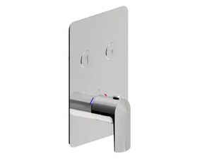 DELTA ZERO 70429E - Thermostatic shower mixer with plate - Shower by Newform
