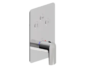 DELTA ZERO 70430E - Thermostatic shower mixer with plate - Shower by Newform