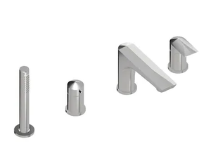 DELTA ZERO 72282C - Deck mounted bathtub tap with hand shower and diverter - Tap by Newform