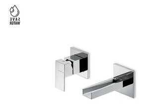 ERGO OPEN 66530E - Wall-mounted single handle washbasin mixer - Tap by Newform